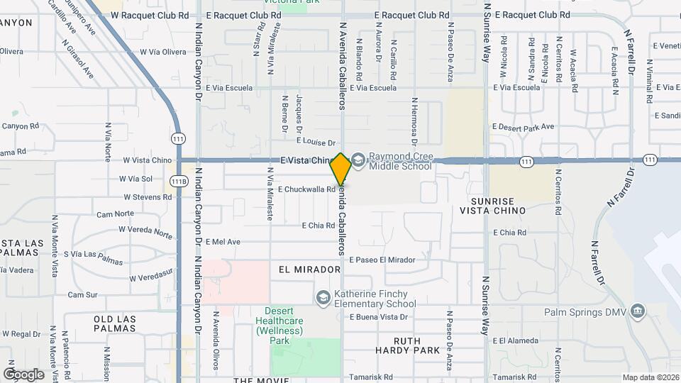 851 E Chuckwalla Rd Map and Location Details