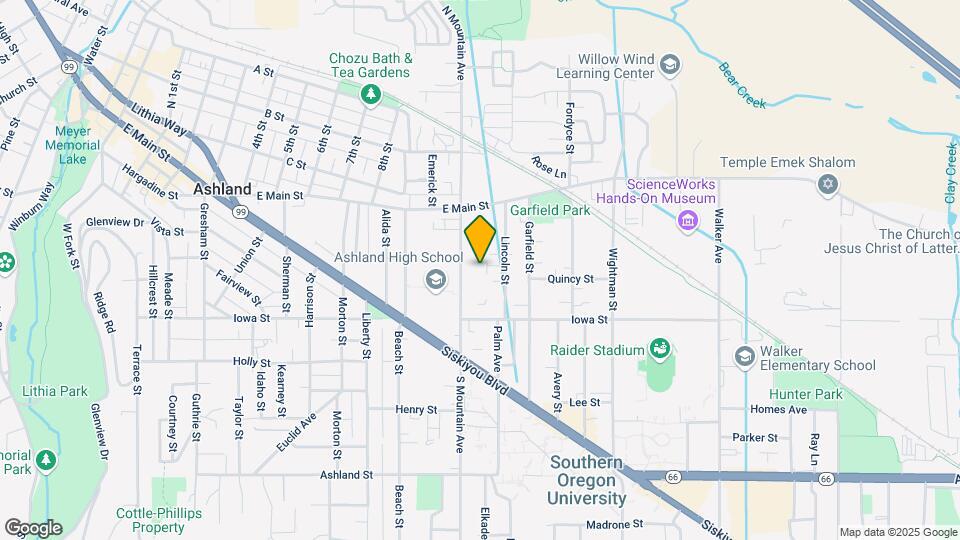 132 S Mountain Ave Map and Location Details