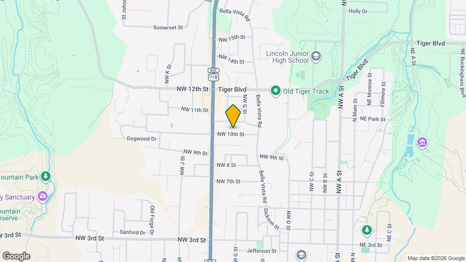 803 NW 10th St Map and Location Details