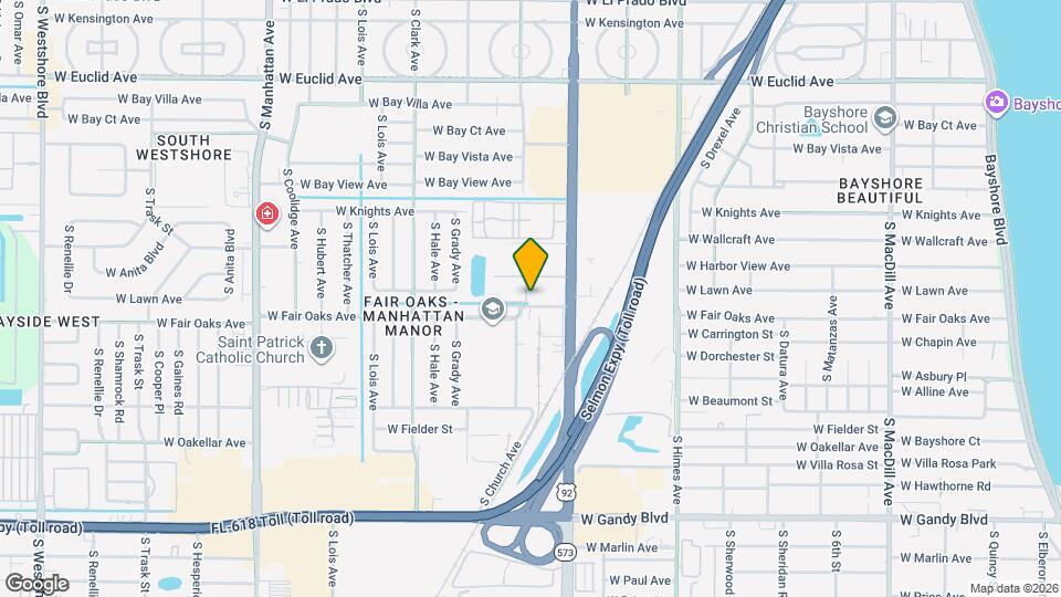 4508 S Oak Dr Map and Location Details