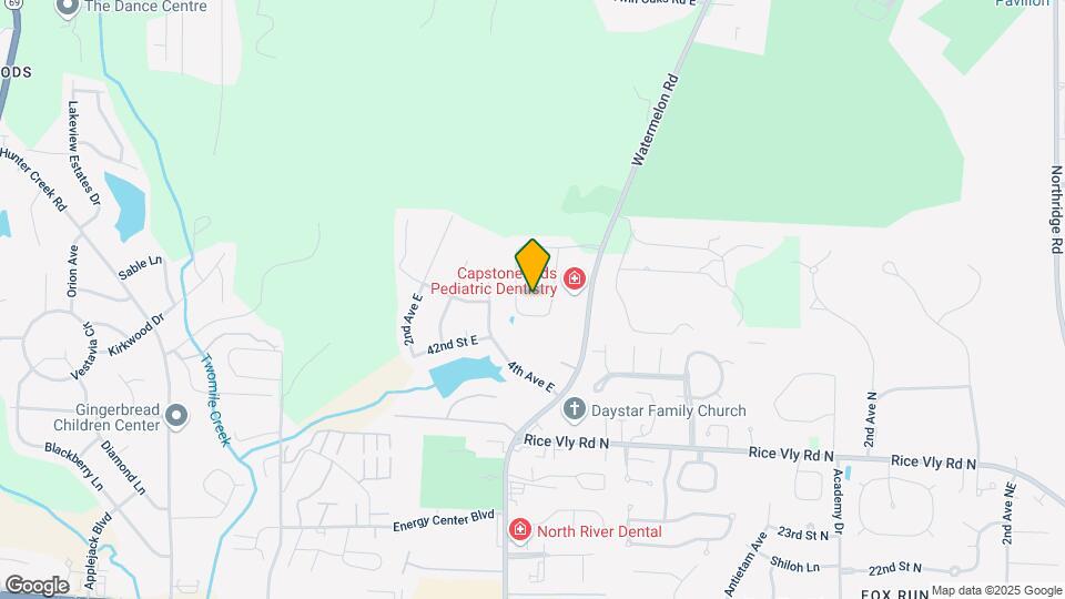 711 Greenbriar Dr Map and Location Details