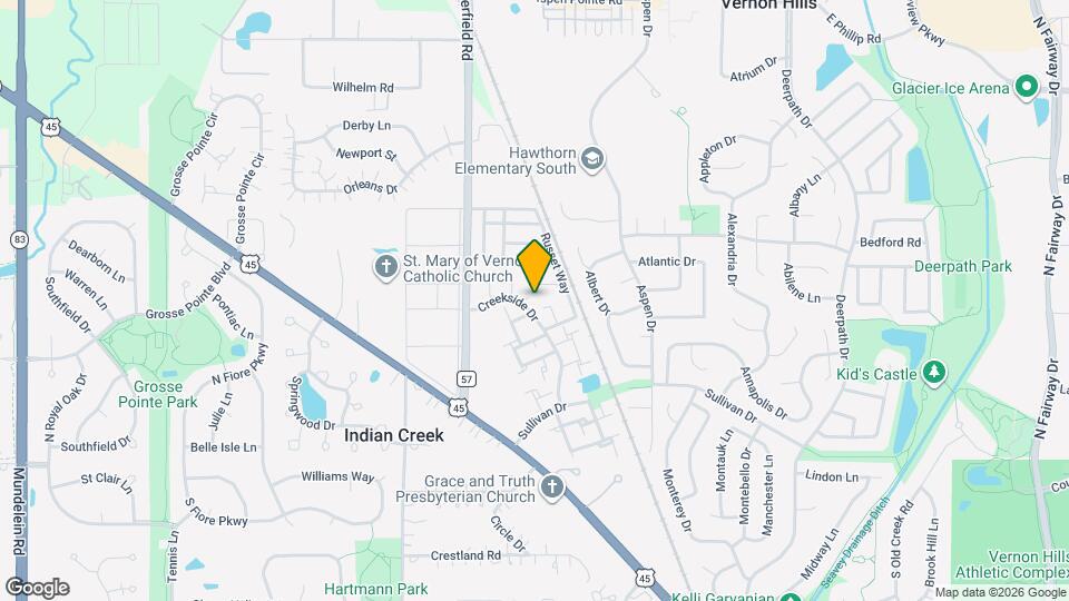 304 Creekside Dr Map and Location Details