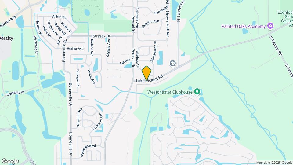 14121 Econ Woods Ln Map and Location Details