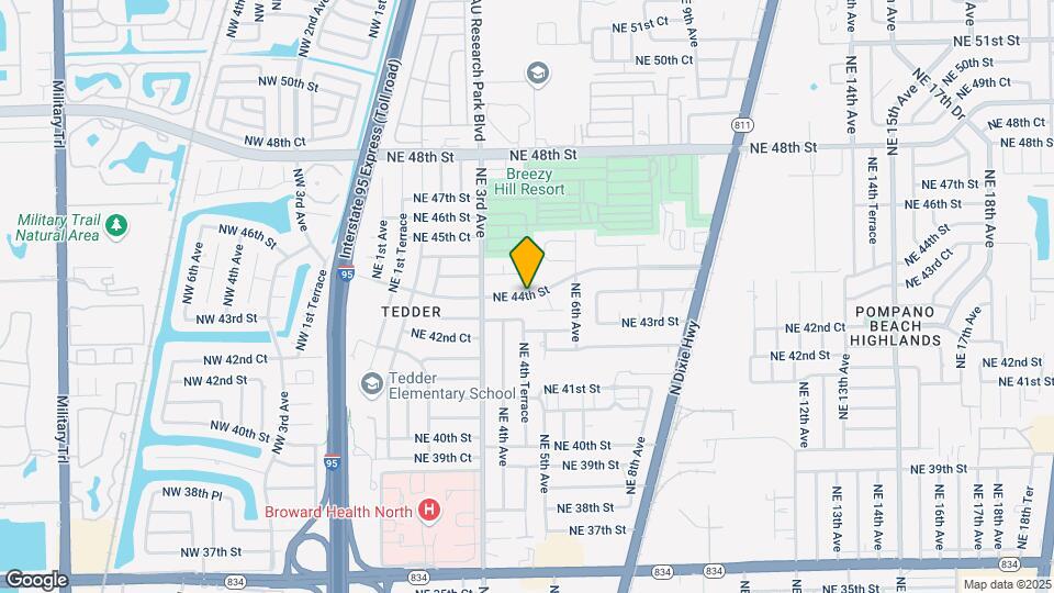424 NE 44th St Map and Location Details