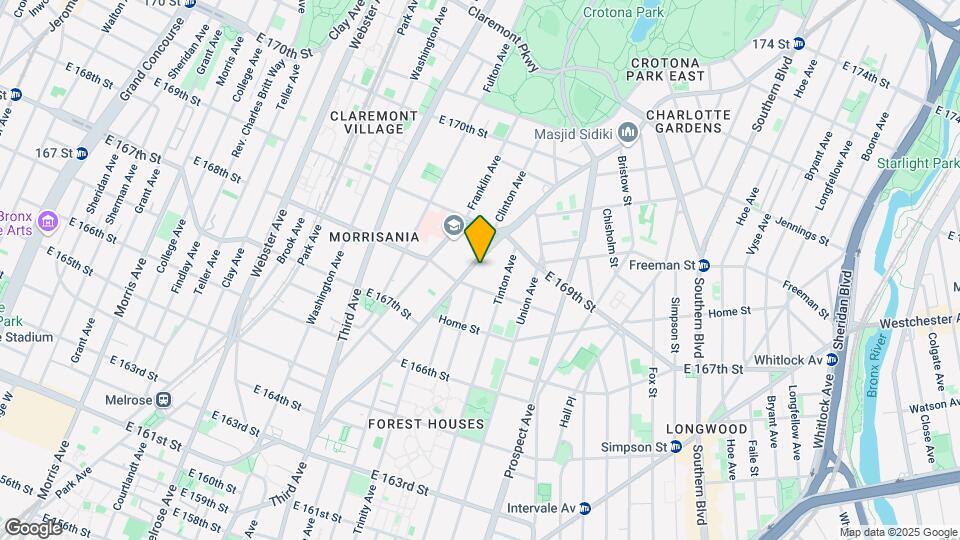 1222 Boston Rd Map and Location Details