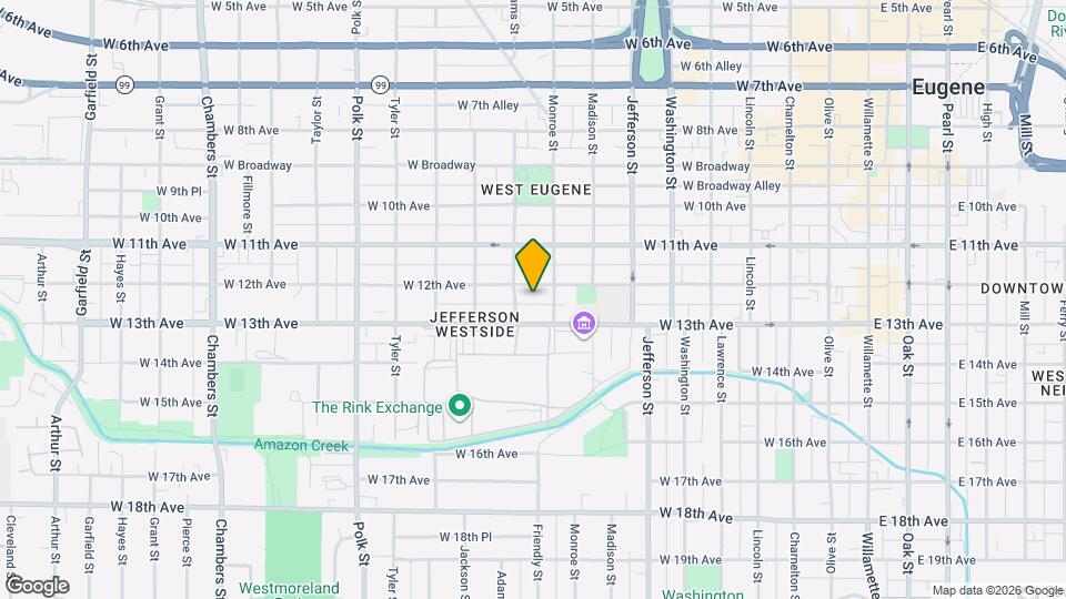 850 W 12th Ave Map and Location Details