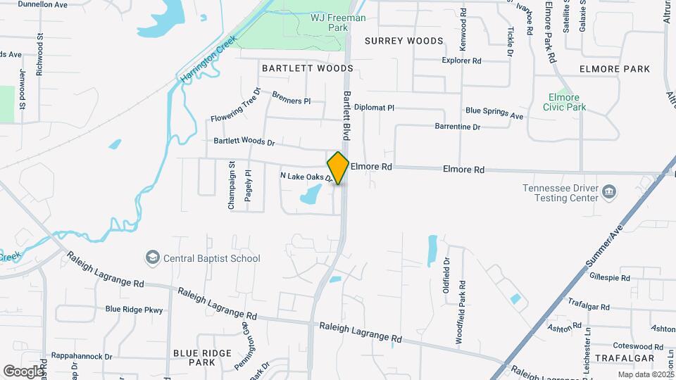 2350 E Lake Oaks Dr Map and Location Details