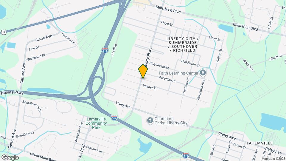 1835 Upson St Map and Location Details