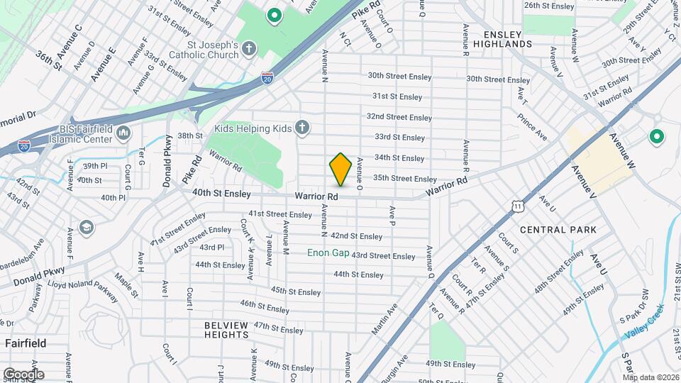 1420 Warrior Rd Map and Location Details