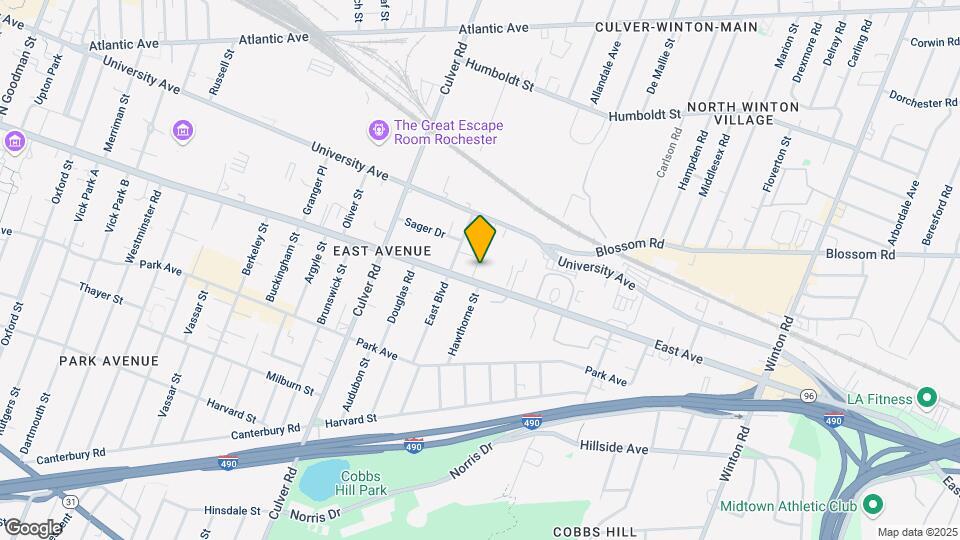 1370 East Blvd Mapa y Detalles de la Ubicación