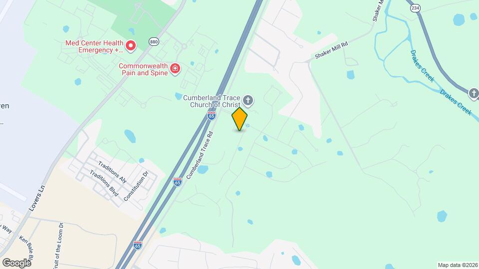 528 Cumberland Pointe Ln Map and Location Details