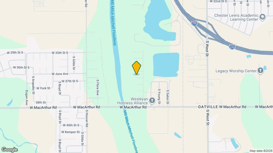 3821-3823 S Bluelake Ct Map and Location Details