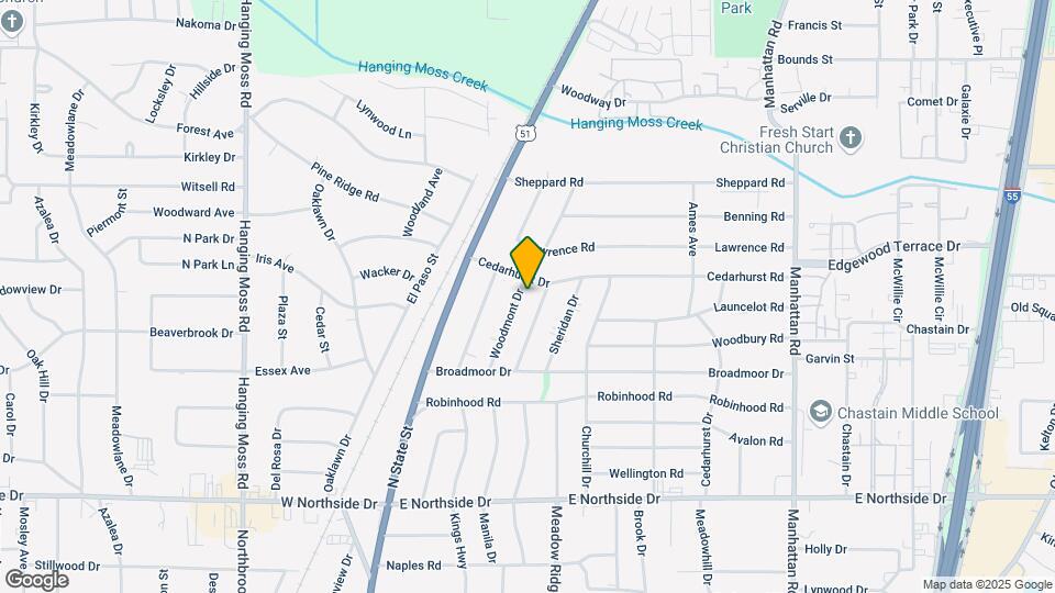 4886 Woodmont Dr Map and Location Details