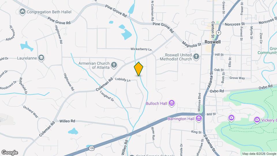 9745 Loblolly Ln Map and Location Details