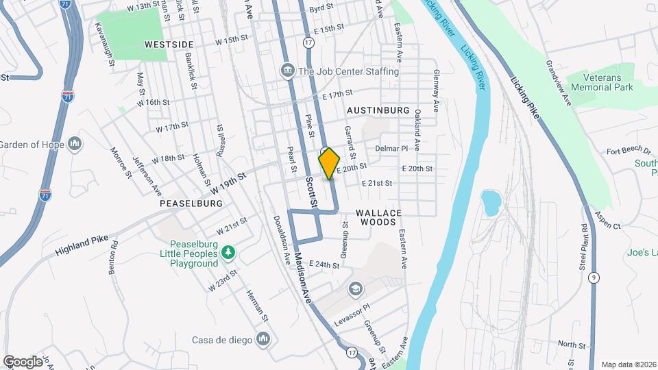 2015 Greenup St Map and Location Details