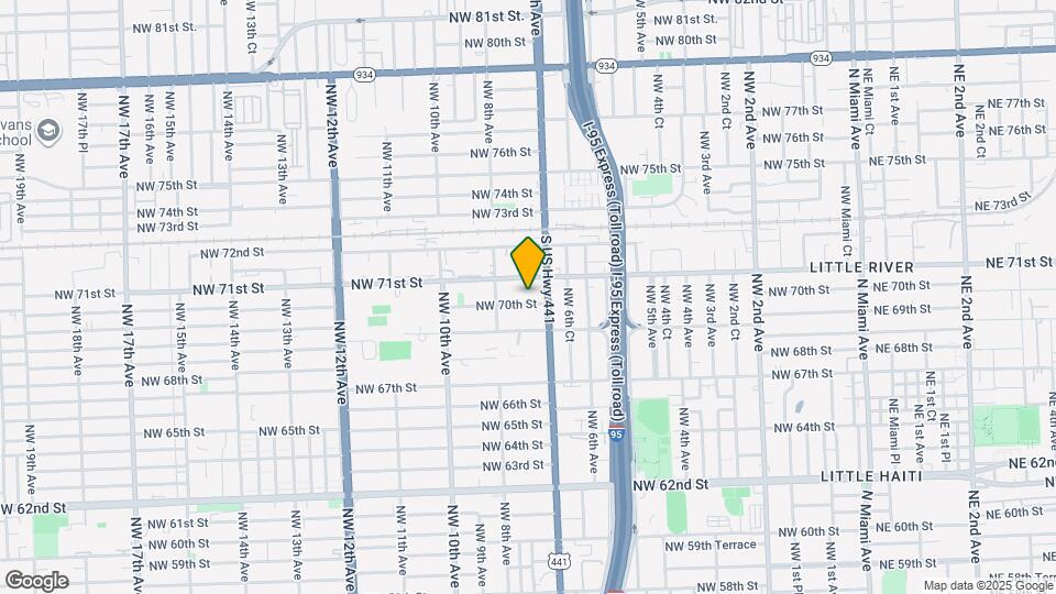 733 NW 70th St Map and Location Details