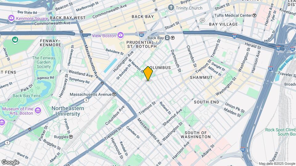 484 Columbus Ave, Unit 3 Map and Location Details