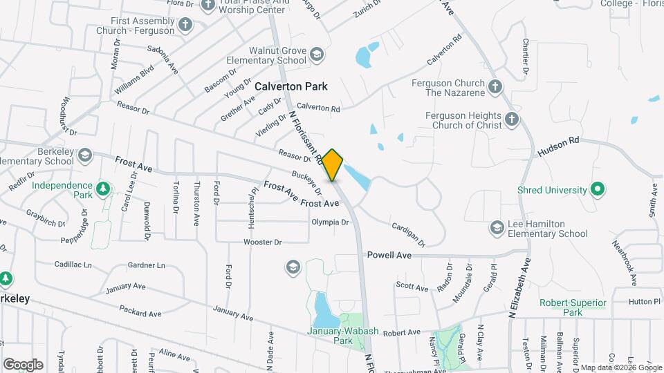 1045 N Florissant Rd Map and Location Details