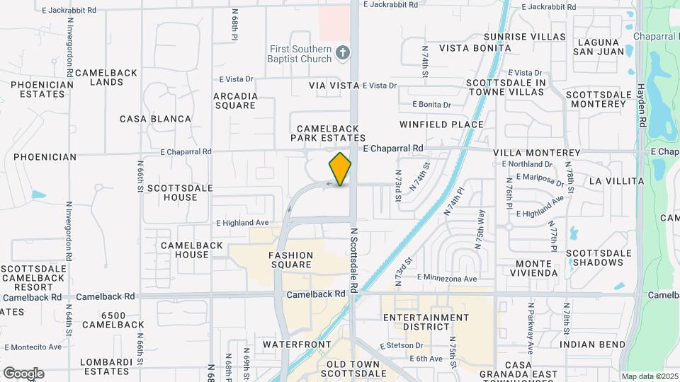 7161 E Rancho Vista Dr Map and Location Details