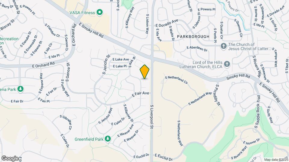 20758 E Maplewood Ln Map and Location Details