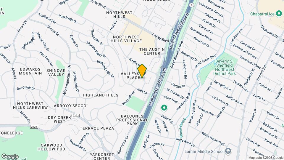 6534 E Hill Dr Map and Location Details