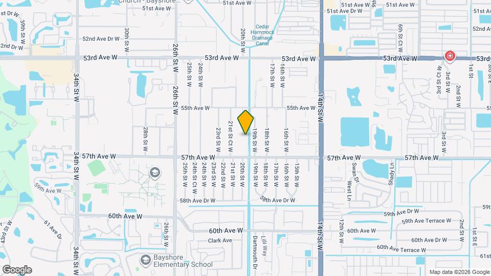 5609 20th St W Map and Location Details