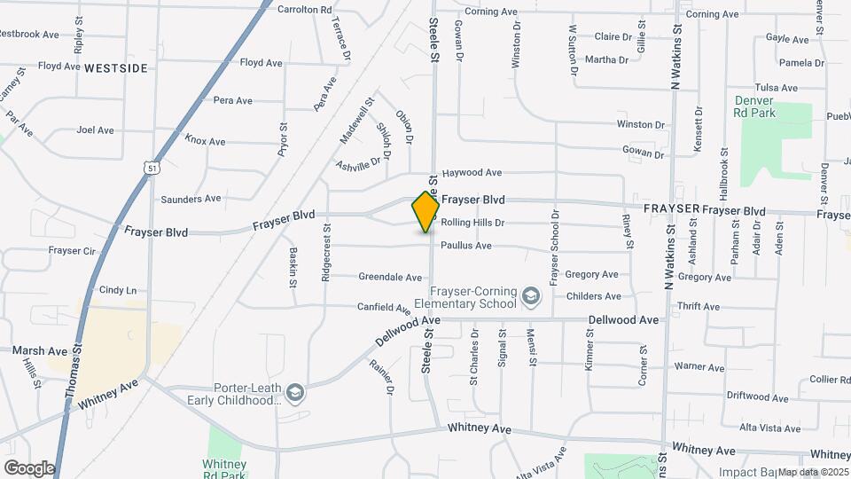 1456 Paullus Ave Map and Location Details