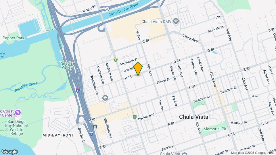552 D St Mapa y Detalles de la Ubicación