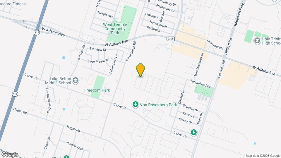 520 Hayfield Ln Map and Location Details