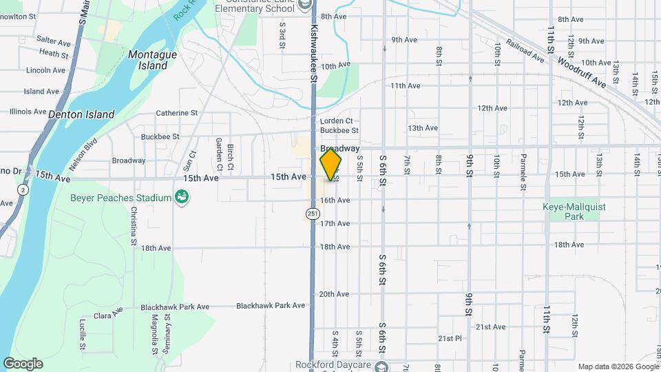 1611 S 4th St, Unit 1 Mapa y Detalles de la Ubicación