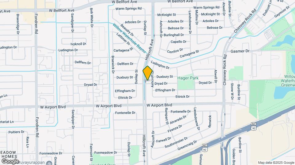 12027 Hillcroft St Map and Location Details