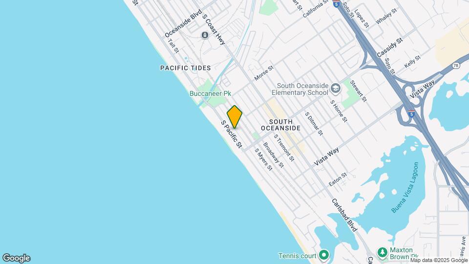 1712 S Pacific St Map and Location Details