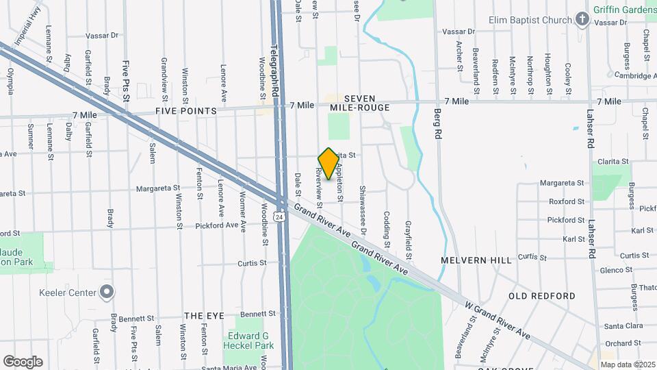 18558 Riverview St Map and Location Details