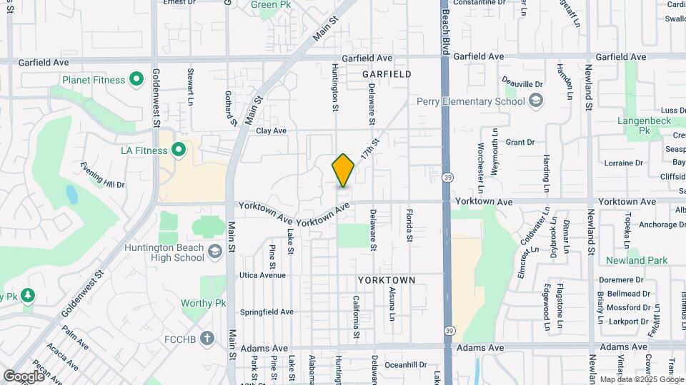 2516 Huntington St Map and Location Details