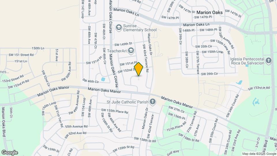 15298 SW 43rd Ct Map and Location Details