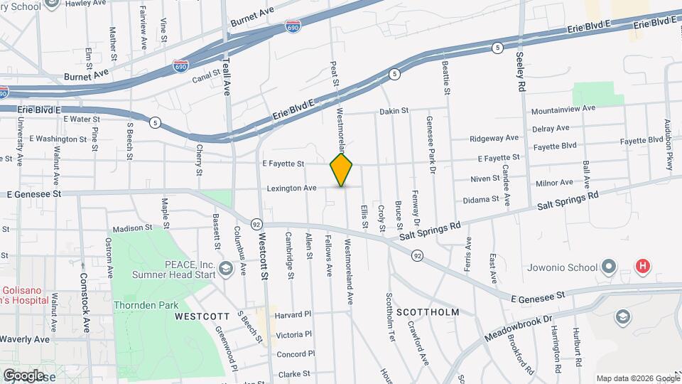 404 Westmoreland Ave, Unit 1 Map and Location Details