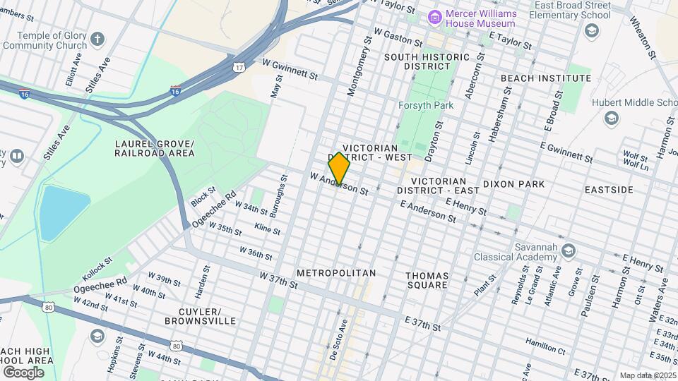 1412 Jefferson St Map and Location Details