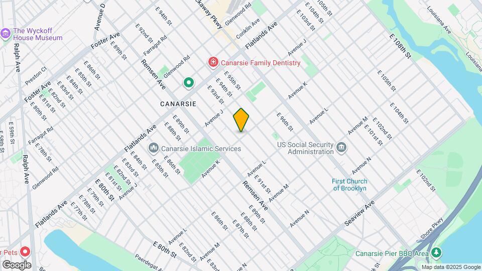 9207 Avenue K Map and Location Details