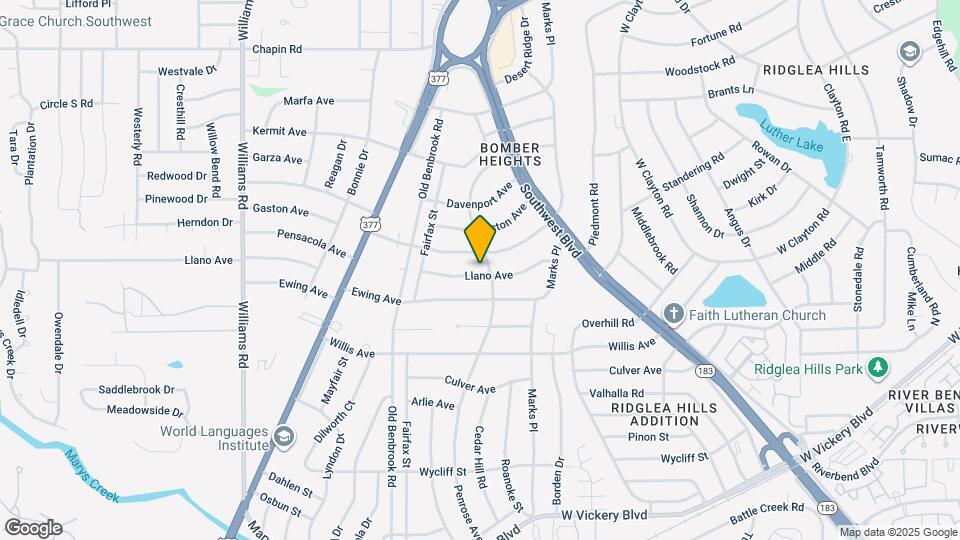 7406 Llano Ave Map and Location Details