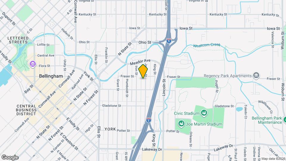 1629 James St Map and Location Details