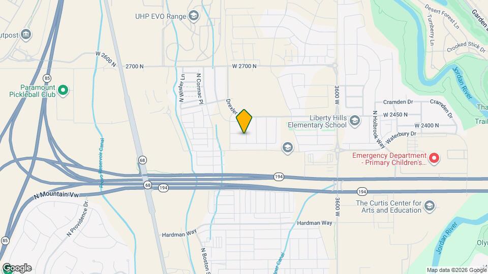 4127 W 2350 N Map and Location Details