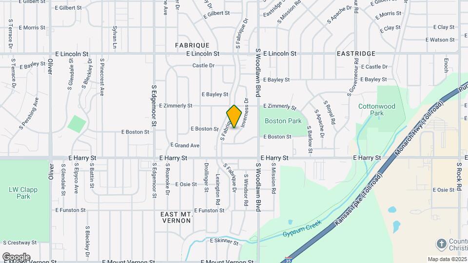 1147 Inverness Dr Map and Location Details