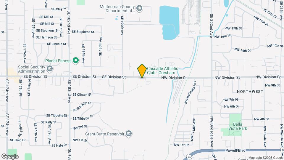 3202 NW Division St Map and Location Details