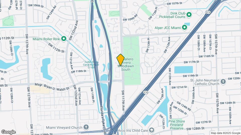11733 SW 117th Ct Map and Location Details