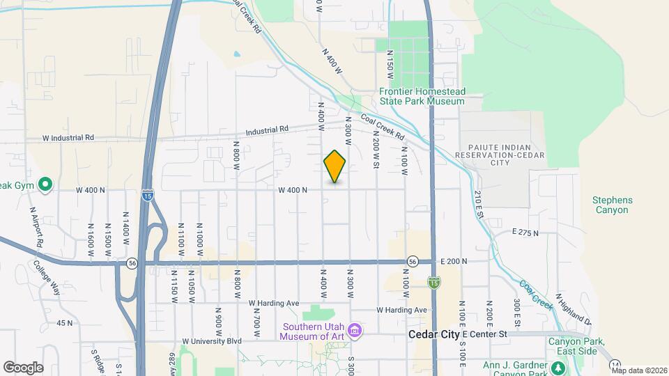 430 N 400 W Map and Location Details