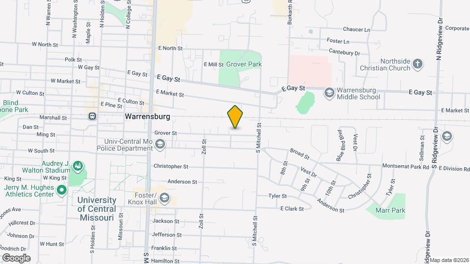 1096 Pebblecreek Dr Map and Location Details