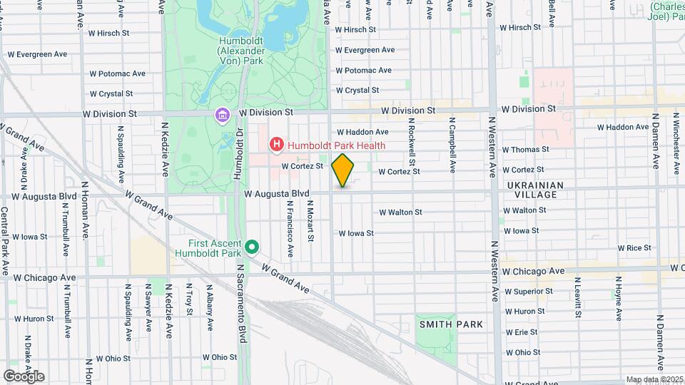 2750 W Augusta Blvd Map and Location Details