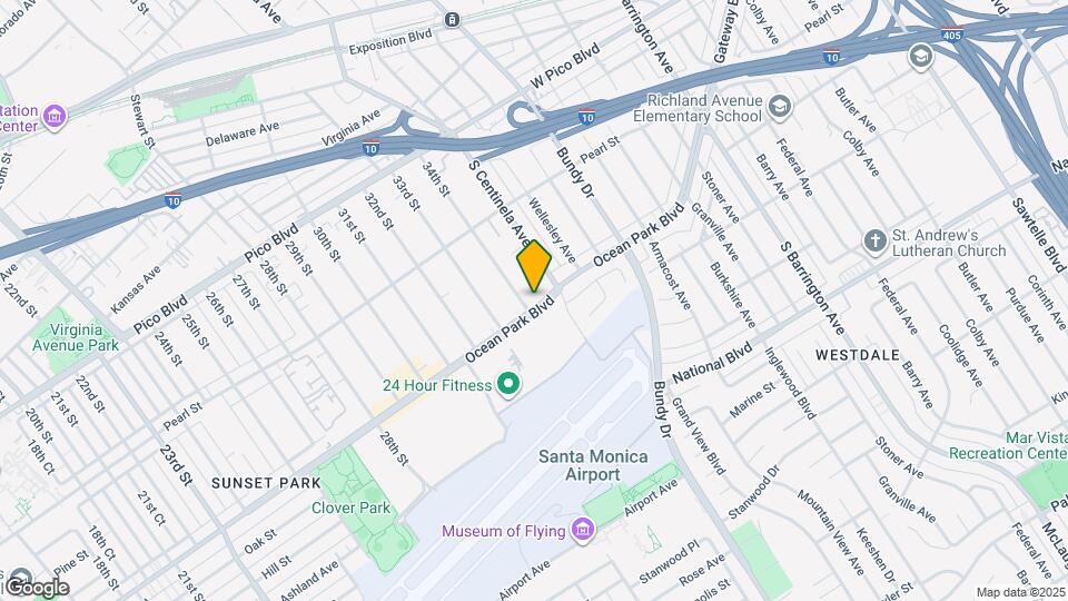 3401 Ocean Park Blvd Mapa y Detalles de la Ubicación