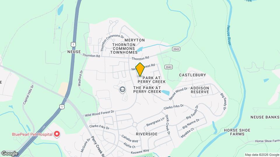 8528 Neuse Hunter Dr Map and Location Details