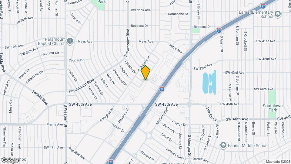 4203 Woodfield St Map and Location Details